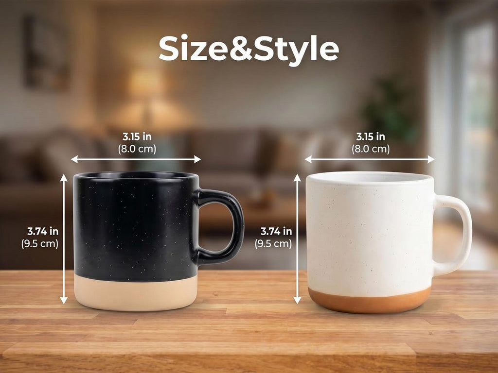 Father's Day Gift for Dad - Personalized Stoneware Mug with Deep Engraving, Birthday Gift Dad, Custom Name Coffee Mug 12 oz