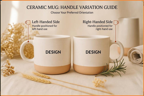 Custom Engraved Two-Tone Mug: Personalized Stoneware Coffee Cup, DAD Gift